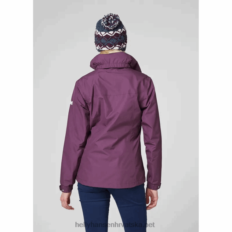 J0HV2580 ženska aden kišna jakna žene Helly-Hansen azurit/bijelo