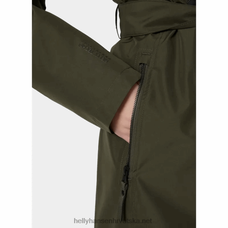 J0HV2582 ženski welsey ii vodootporni izolirani jarak žene Helly-Hansen crna/mornarska