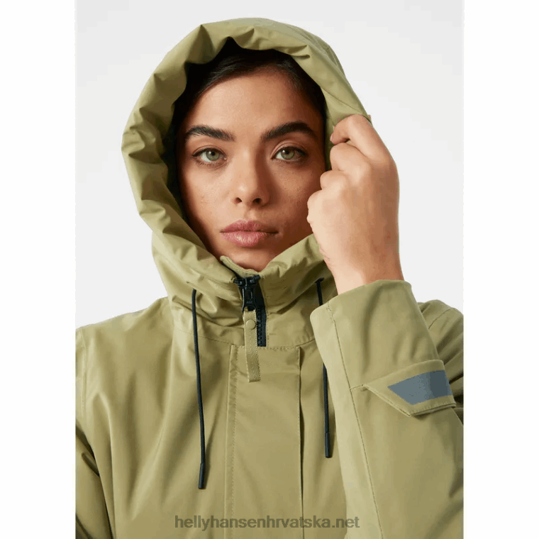 J0HV2585 ženski victoria izo kabanica žene Helly-Hansen crna/mornarska