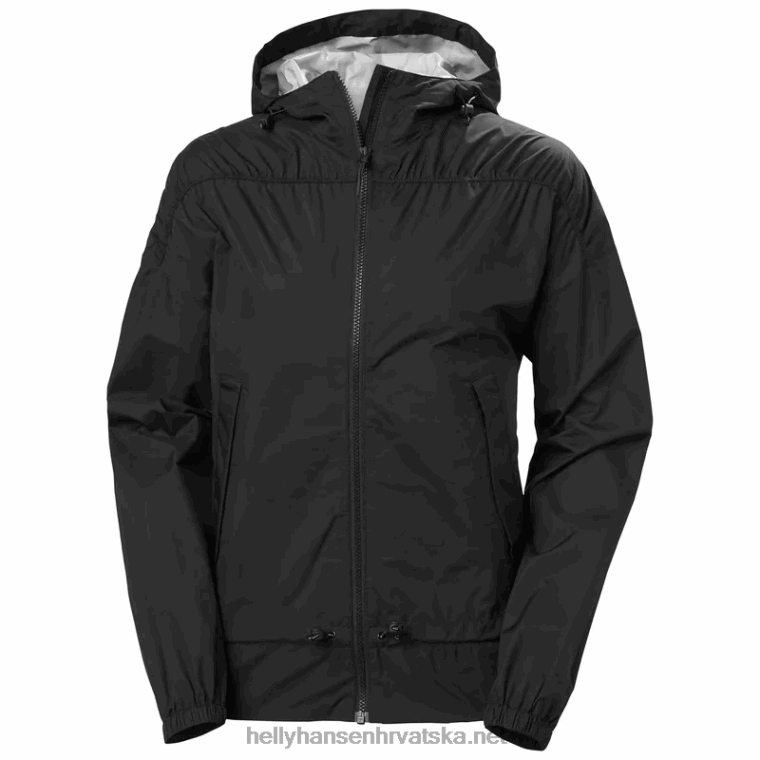 J0HV2590 ženska kišna jakna za bijeg žene Helly-Hansen siva magla es/nimbus clou