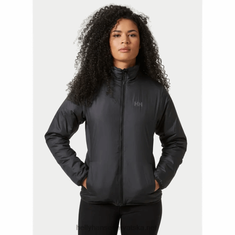 J0HV2594 ženska juell 3-u-1 jakna od školjke i izolatora žene Helly-Hansen crna/mornarska