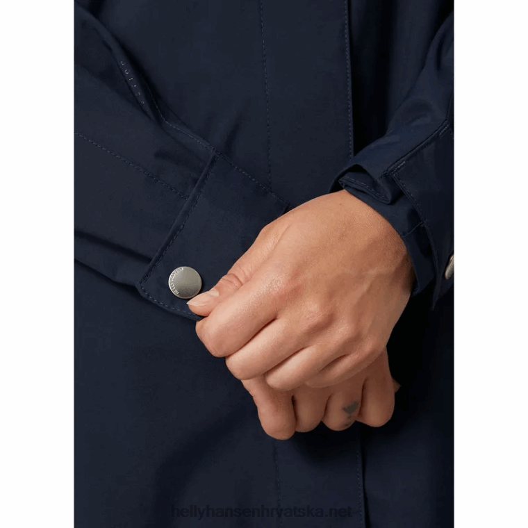 J0HV2612 ženska kabanica valentia žene Helly-Hansen crna/mornarska