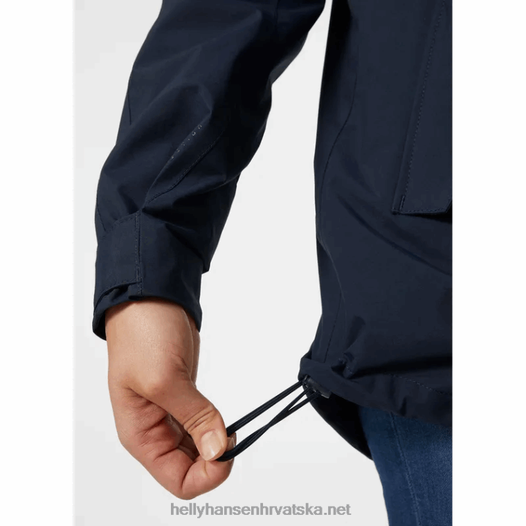J0HV2612 ženska kabanica valentia žene Helly-Hansen crna/mornarska