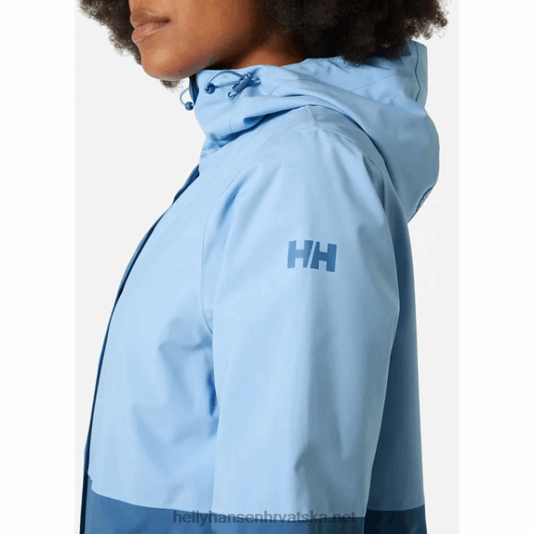 J0HV2617 ženska vodootporna jakna juell storm žene Helly-Hansen nimbus clou/crn