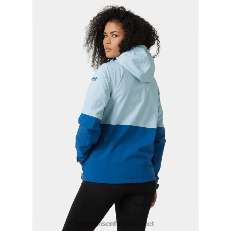 J0HV2618 ženska vodootporna jakna juell storm žene Helly-Hansen svijetlo plava