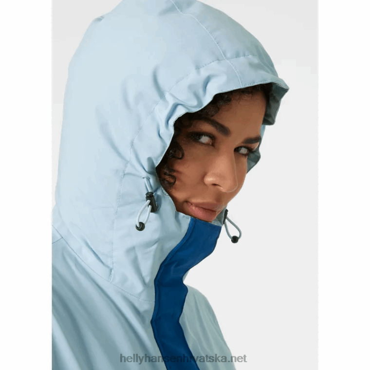 J0HV2618 ženska vodootporna jakna juell storm žene Helly-Hansen svijetlo plava