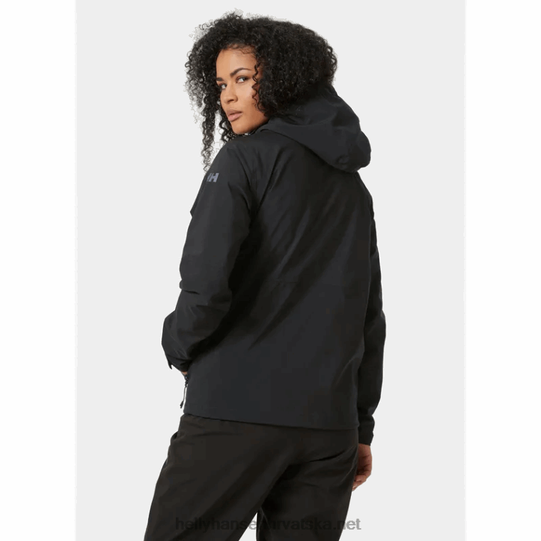 J0HV2619 ženska vodootporna jakna juell storm žene Helly-Hansen svijetloplavi/duboki fjord