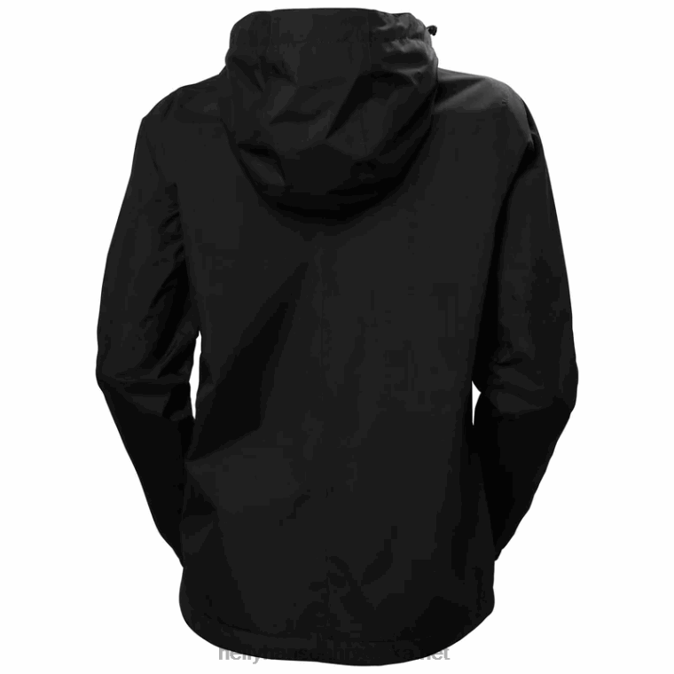 J0HV2785 ženska juell vodootporna jakna žene Helly-Hansen crno