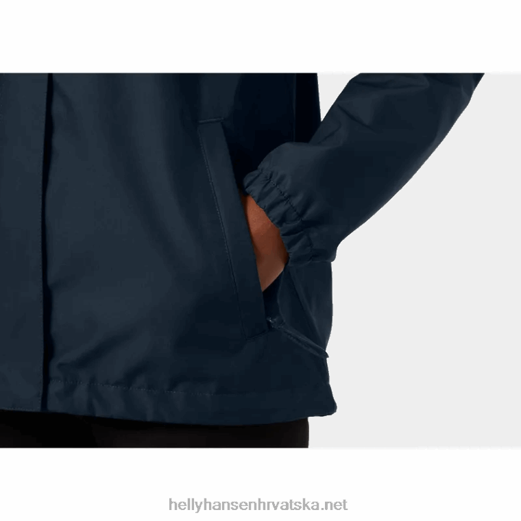 J0HV2786 ženska juell vodootporna jakna žene Helly-Hansen crno