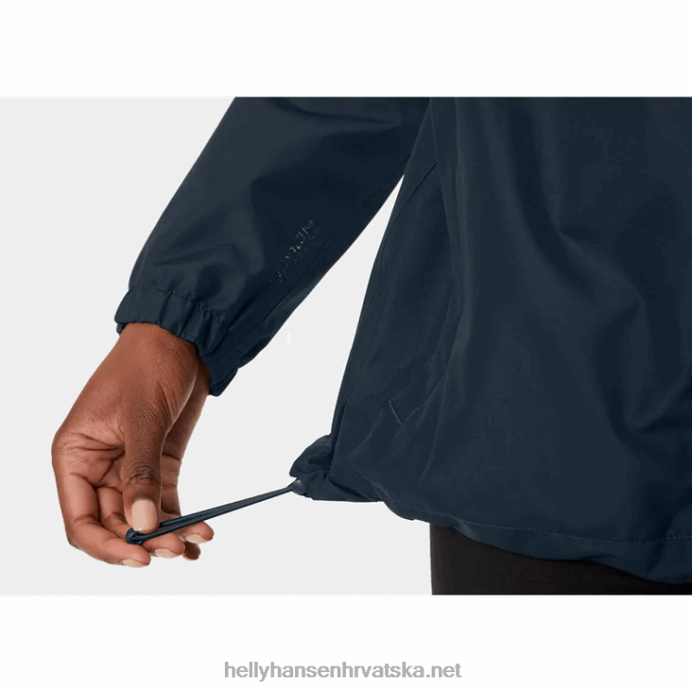 J0HV2786 ženska juell vodootporna jakna žene Helly-Hansen crno