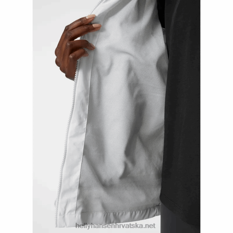 J0HV2790 ženska biciklistička jakna za vožnju žene Helly-Hansen lav zeleno