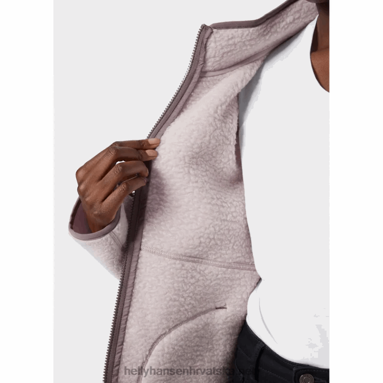 J0HV1588 ženska jakna od flisa s carskim florom žene Helly-Hansen mornarica