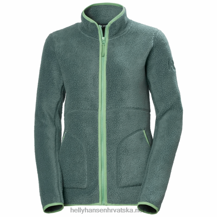 J0HV1589 ženska jakna od flisa s carskim florom žene Helly-Hansen prašnjavi sirin
