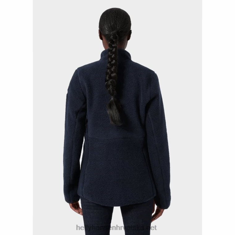 J0HV1590 ženska jakna od flisa s carskim florom žene Helly-Hansen najtamniji spr