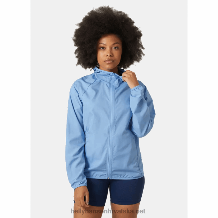 J0HV1591 ženska juell lagana vodootporna jakna žene Helly-Hansen mornarica