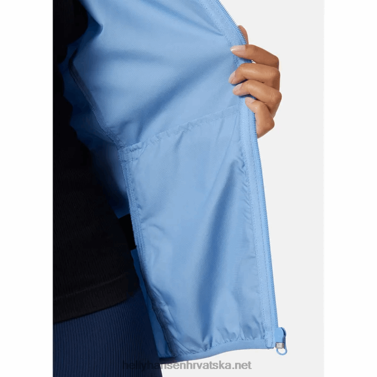 J0HV1591 ženska juell lagana vodootporna jakna žene Helly-Hansen mornarica