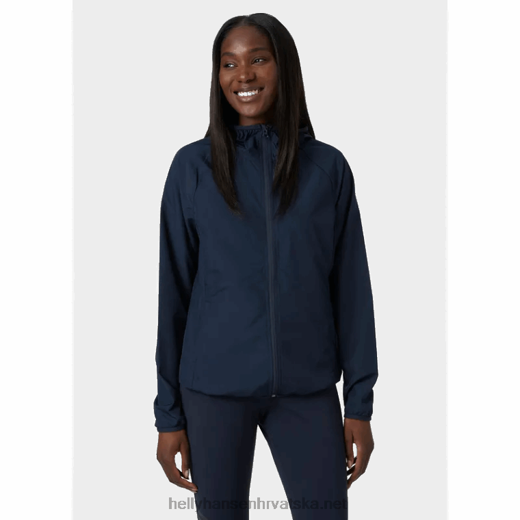 J0HV1593 ženska juell lagana vodootporna jakna žene Helly-Hansen vrući koralj