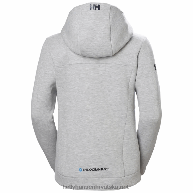 J0HV2696 ocean race ženska jakna s kapuljačom žene Helly-Hansen terakota/ebanovina/mornarska