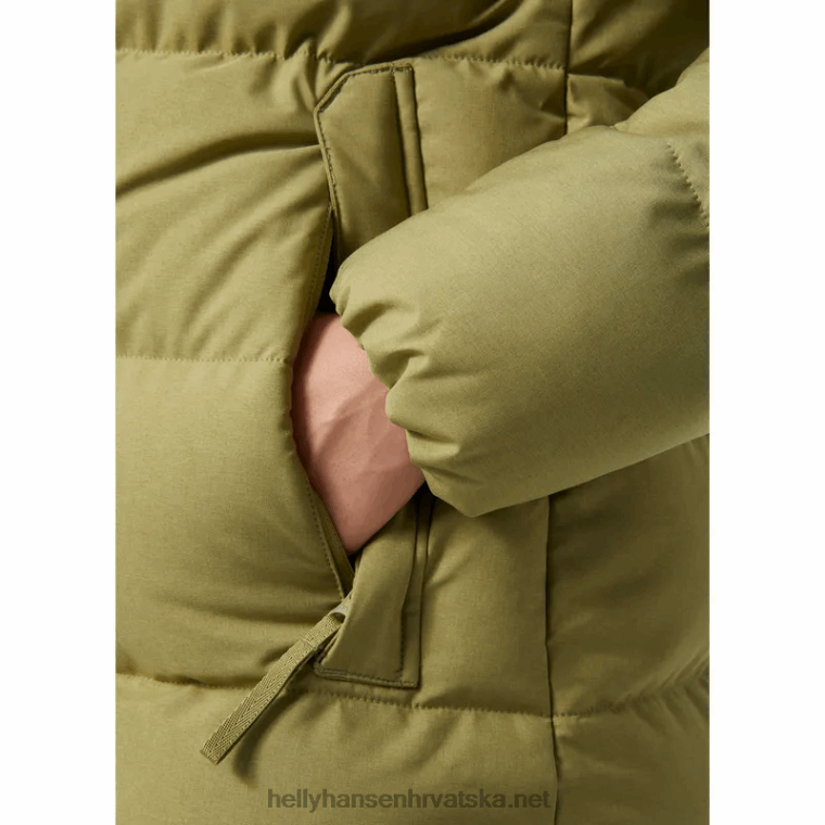 J0HV2626 ženska pufnasta zimska parka s cvijetom žene Helly-Hansen prašnjavi sirin