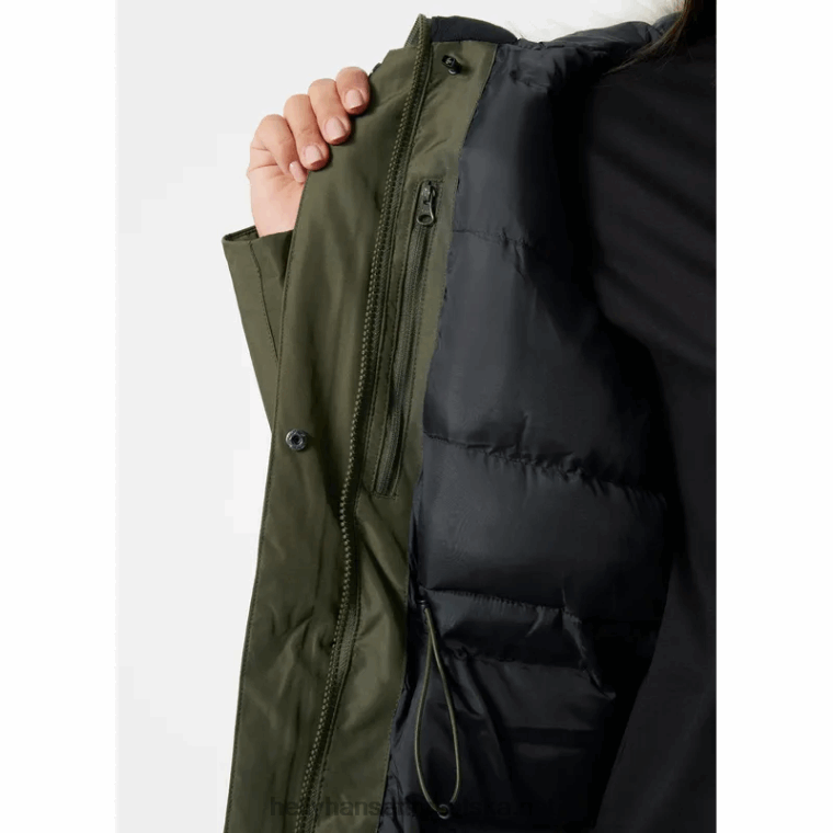 J0HV2630 ženska izolirana zimska parka senja žene Helly-Hansen ametist