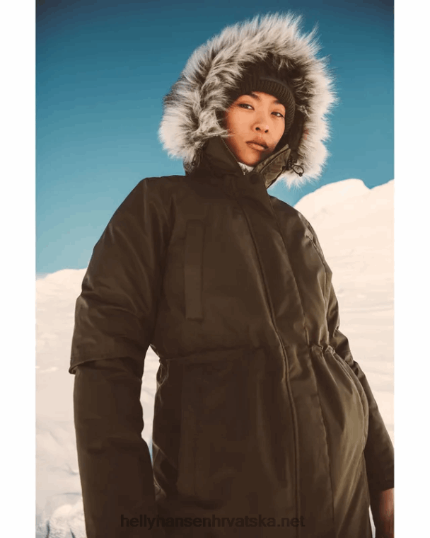 J0HV2630 ženska izolirana zimska parka senja žene Helly-Hansen ametist