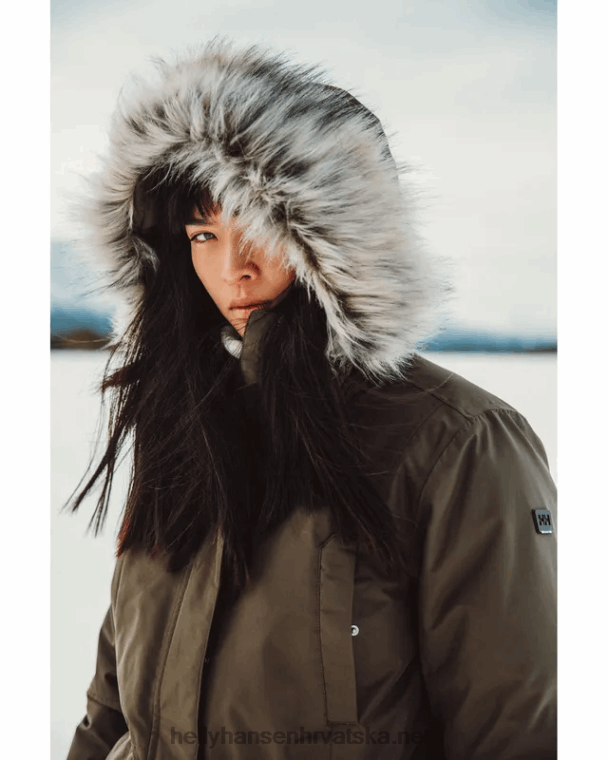 J0HV2630 ženska izolirana zimska parka senja žene Helly-Hansen ametist