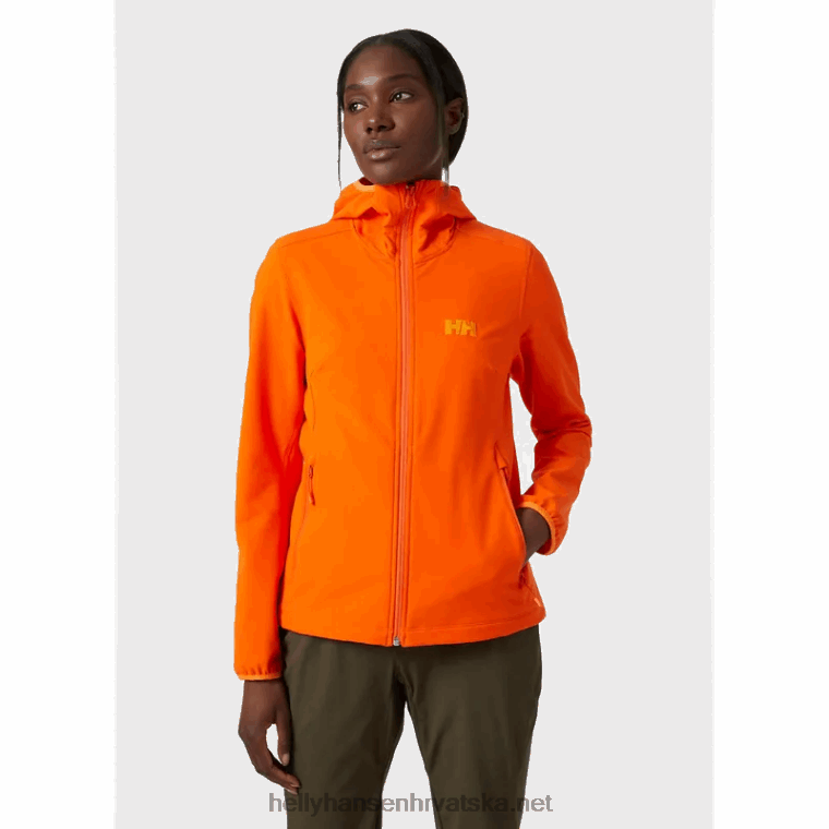 J0HV1506 ženska kaskadna štitasta jakna žene Helly-Hansen crno