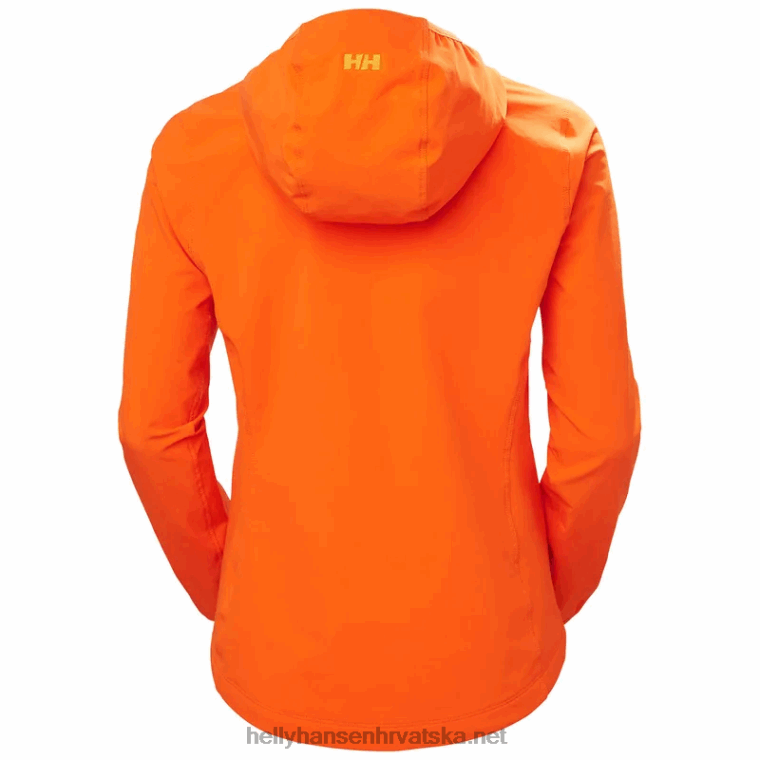 J0HV1506 ženska kaskadna štitasta jakna žene Helly-Hansen crno