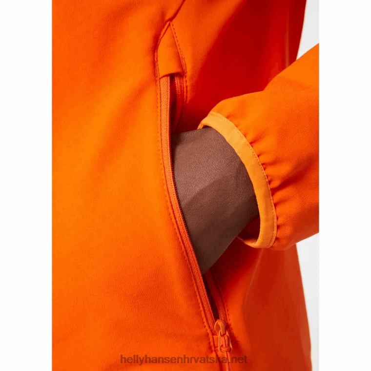 J0HV1506 ženska kaskadna štitasta jakna žene Helly-Hansen crno