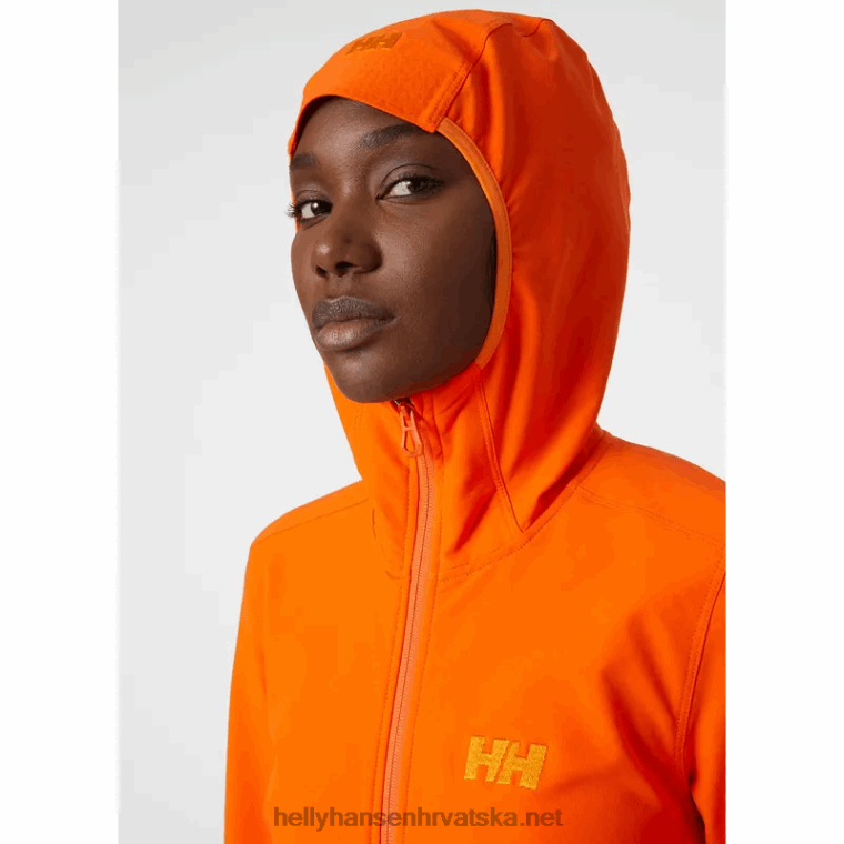 J0HV1506 ženska kaskadna štitasta jakna žene Helly-Hansen crno