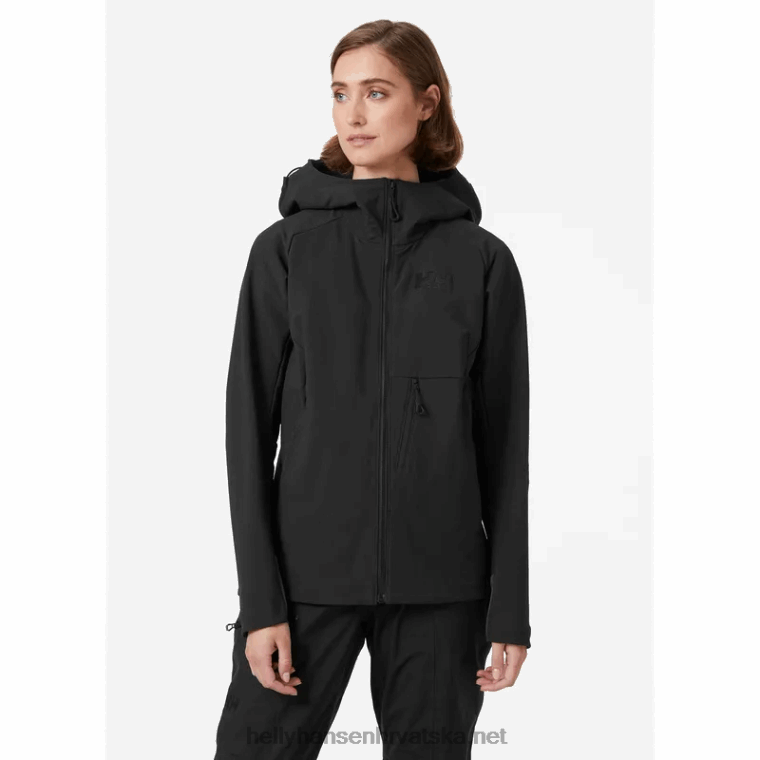 J0HV1512 ženska odin pro shield hibridna softshell jakna žene Helly-Hansen crno