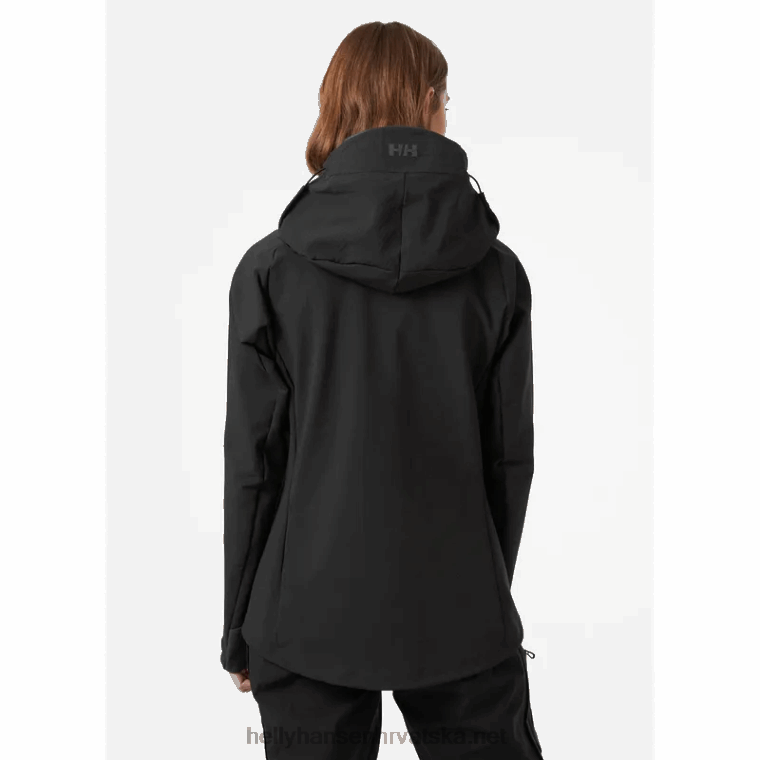 J0HV1512 ženska odin pro shield hibridna softshell jakna žene Helly-Hansen crno