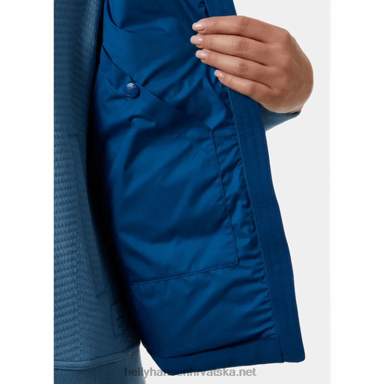 J0HV1575 ženski isfjordski prsluk žene Helly-Hansen crno