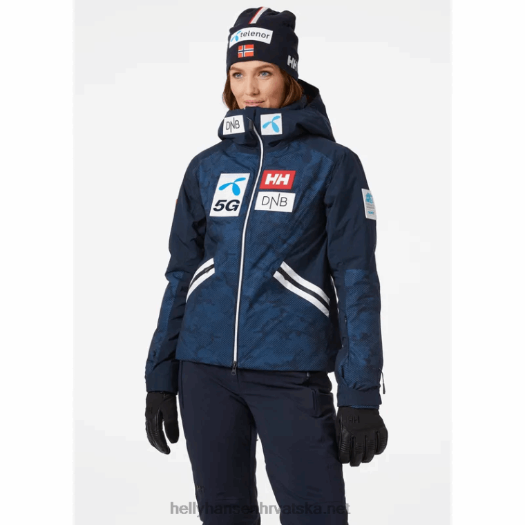 J0HV1633 ženska motionista infinity skijaška jakna žene Helly-Hansen mornarica