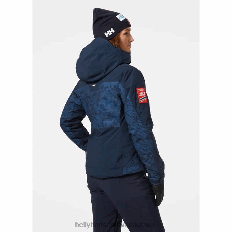 J0HV1633 ženska motionista infinity skijaška jakna žene Helly-Hansen mornarica
