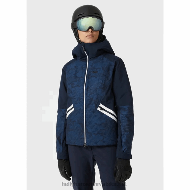 J0HV1637 ženska motionista infinity skijaška jakna žene Helly-Hansen crno