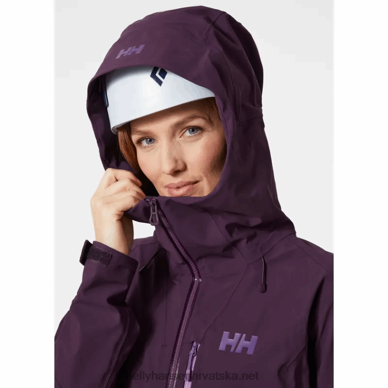 J0HV1638 ženska jakna za backcountry skijanje verglas žene Helly-Hansen mornarica