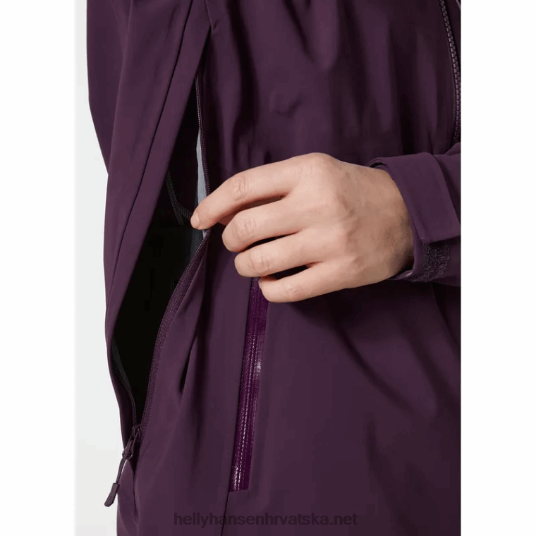 J0HV1638 ženska jakna za backcountry skijanje verglas žene Helly-Hansen mornarica