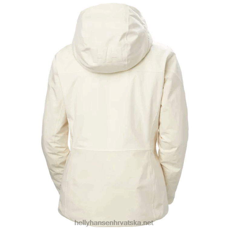 J0HV1641 ženski sv. moritz izolirana skijaška jakna žene Helly-Hansen modra magla