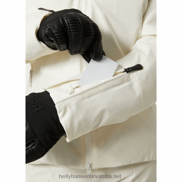 J0HV1641 ženski sv. moritz izolirana skijaška jakna žene Helly-Hansen modra magla