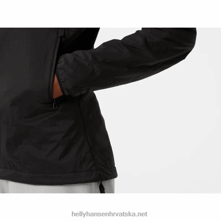 J0HV1650 ženska lifaloft zračna izolirana jakna s kapuljačom žene Helly-Hansen mak orang