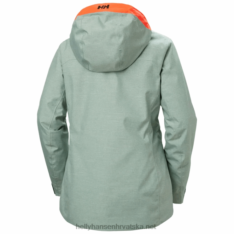 J0HV1652 ženska jakna za skijanje powderqueen 3.0 žene Helly-Hansen smrvljena gra