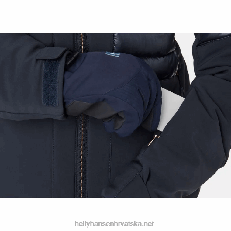 J0HV1662 ženska avanti skijaška jakna žene Helly-Hansen crno