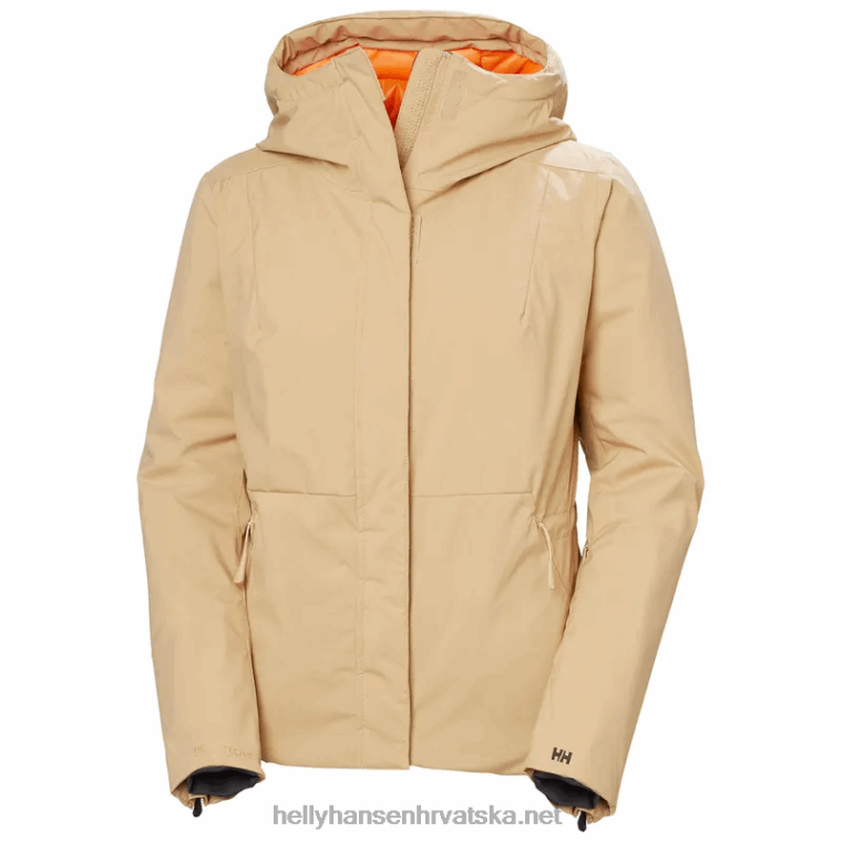 J0HV2649 ženska skijaška jakna s izolacijom nora žene Helly-Hansen žad/crna