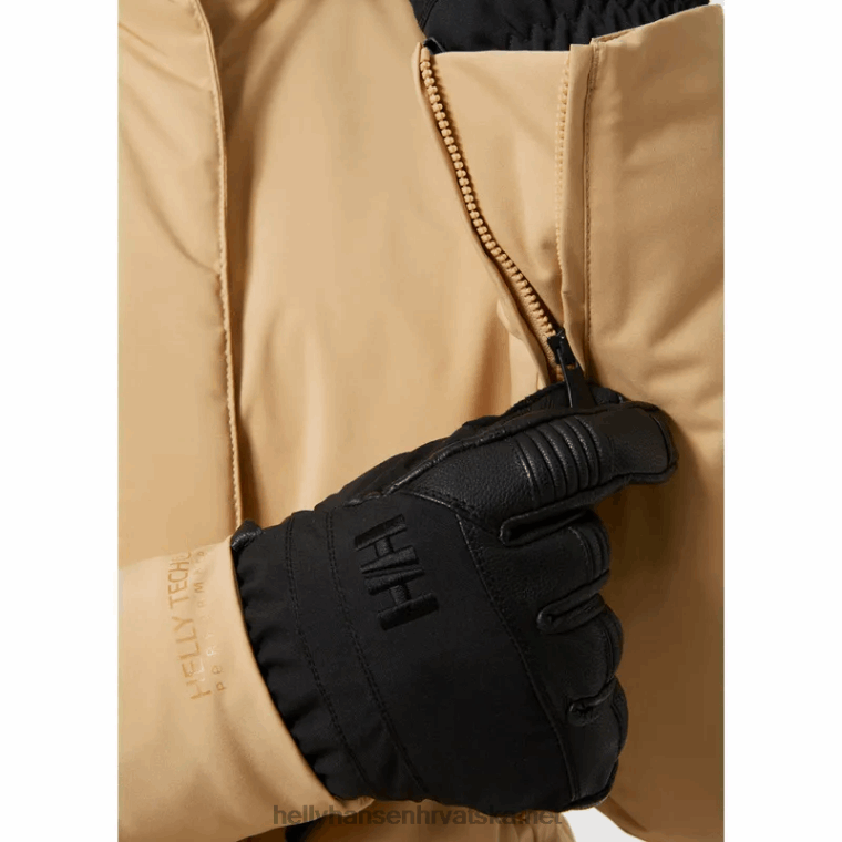 J0HV2649 ženska skijaška jakna s izolacijom nora žene Helly-Hansen žad/crna