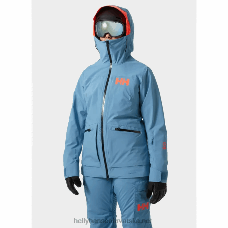 J0HV2653 ženska skijaška jakna powderqueen infinity žene Helly-Hansen najtamniji spr