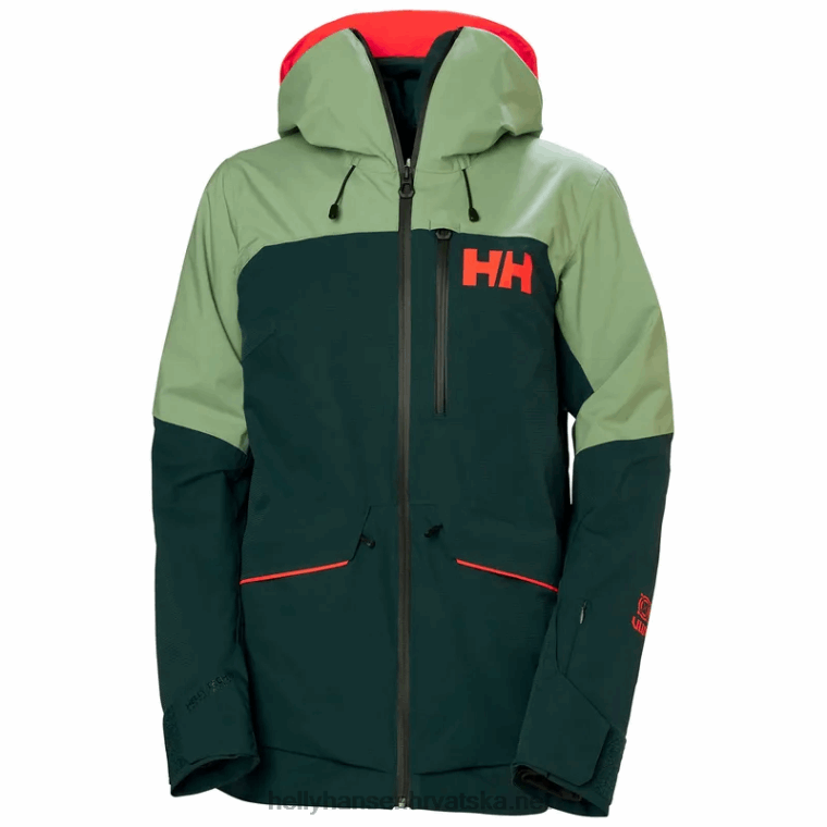 J0HV2655 ženska powchaser lifaloft skijaška jakna s izolacijom žene Helly-Hansen smrvljena gra