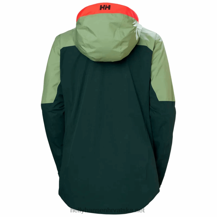 J0HV2655 ženska powchaser lifaloft skijaška jakna s izolacijom žene Helly-Hansen smrvljena gra
