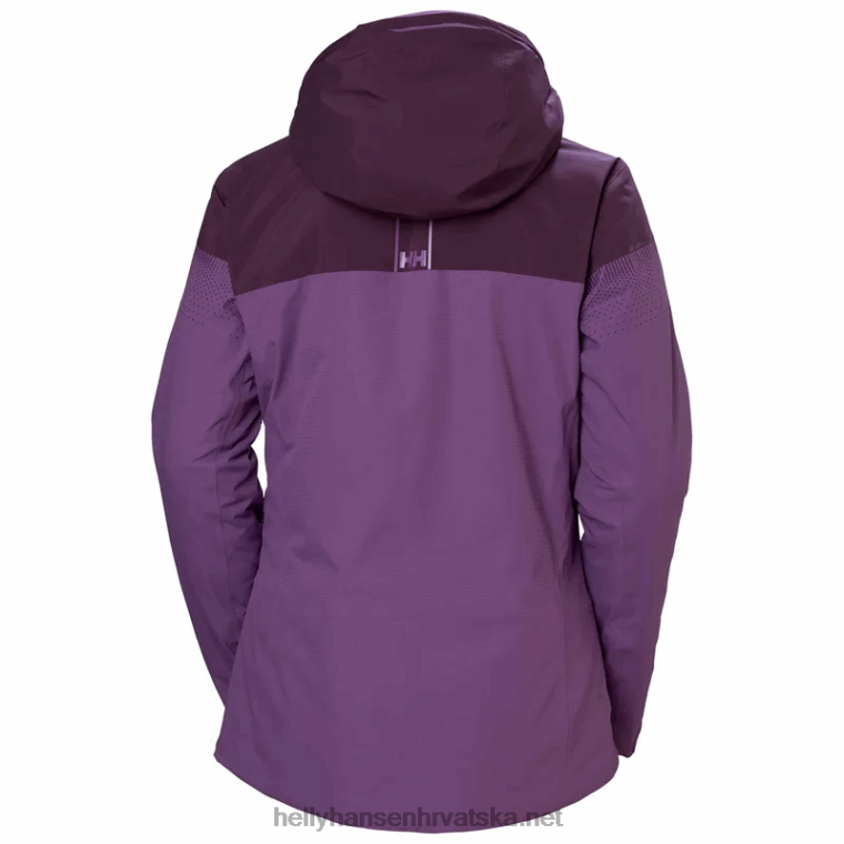 J0HV2656 ženska motionista lifaloft skijaška jakna žene Helly-Hansen zdrobljeni gra/najtamniji spr