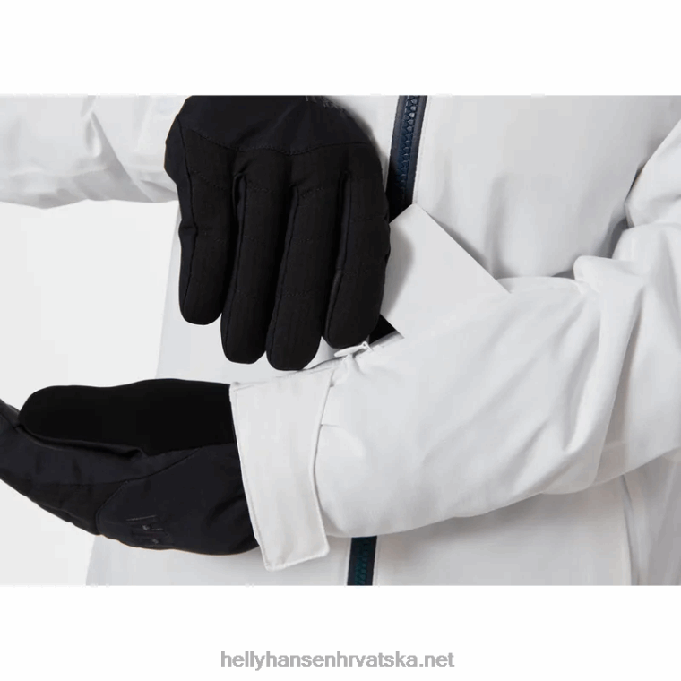 J0HV2658 ženska motionista lifaloft skijaška jakna žene Helly-Hansen zdrobljeni gra/najtamniji spr